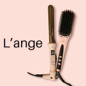 Lange Styling Tool Set- Ondulé Curling Wand & Le Vite Hair Straightening Brush